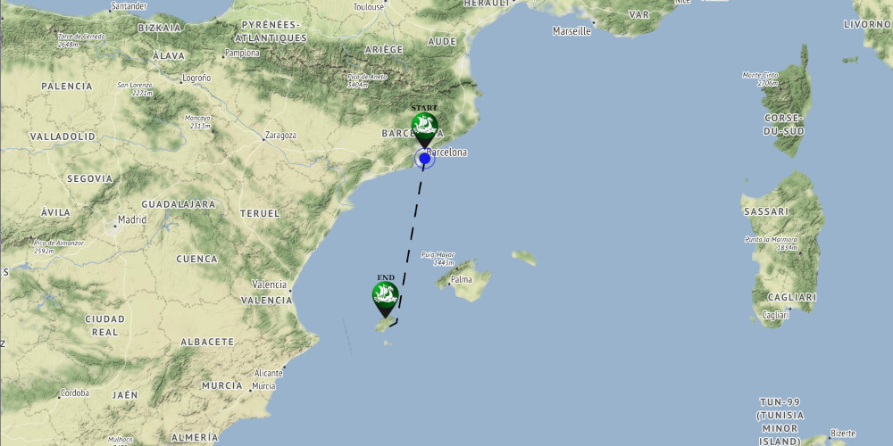 Barcelona To Ibiza Adventure Route
